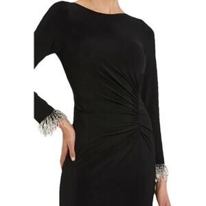$698 Mac Duggal Black Evening Dress Size XL